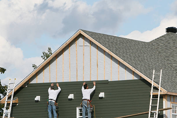 Professional Emergency Siding Repair technician working in Brookville, IN